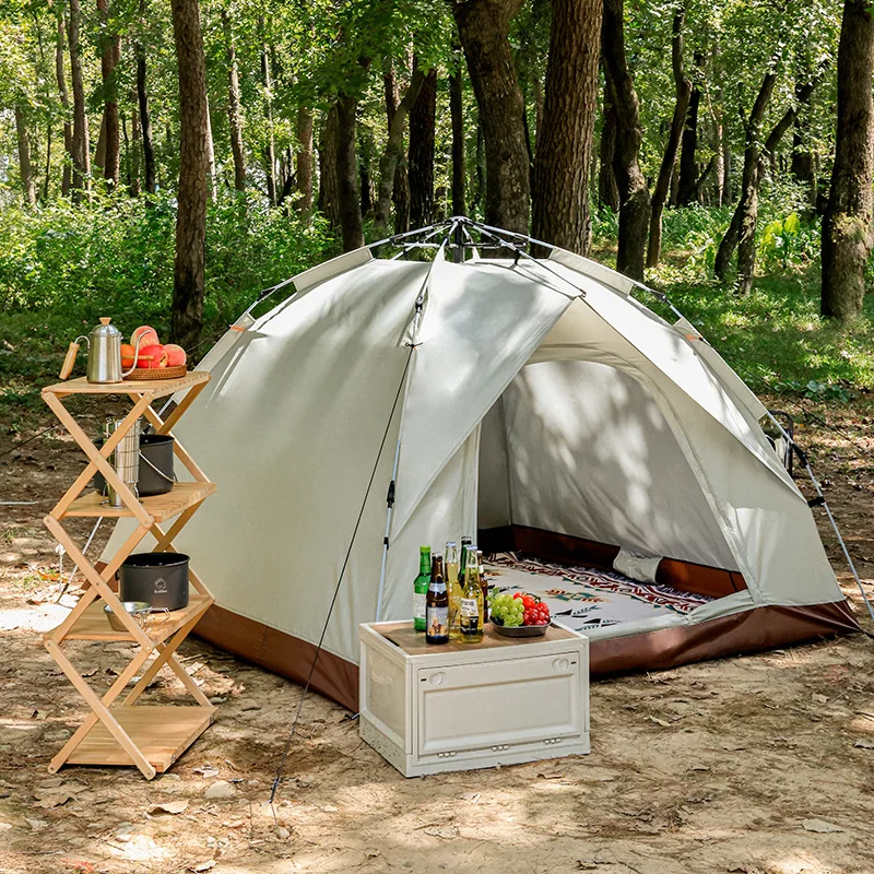 Tente de camping portable étanche à la pluie et aux phares, à ouverture rapide automatique, pour la pêche et la randonnée