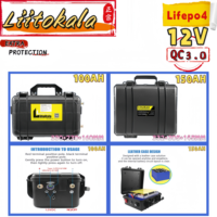 Liitokala 12V Extra protection 150Ah 100AH Lifepo4 Battery Pack   Battery  inverter home appliance camping equipment tools