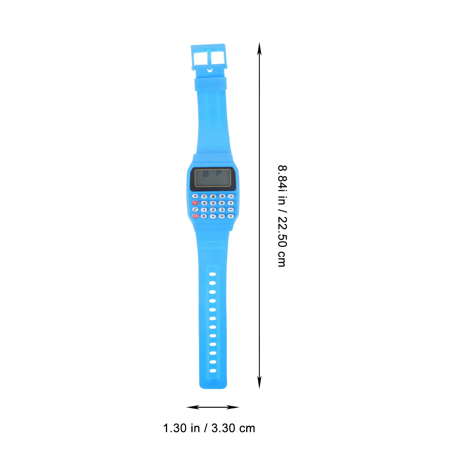 2Pcs Calculation Watch for Portable Calculator Wrist Watch Sturdy Build Comfortable Fit Birthday Party Favor Green