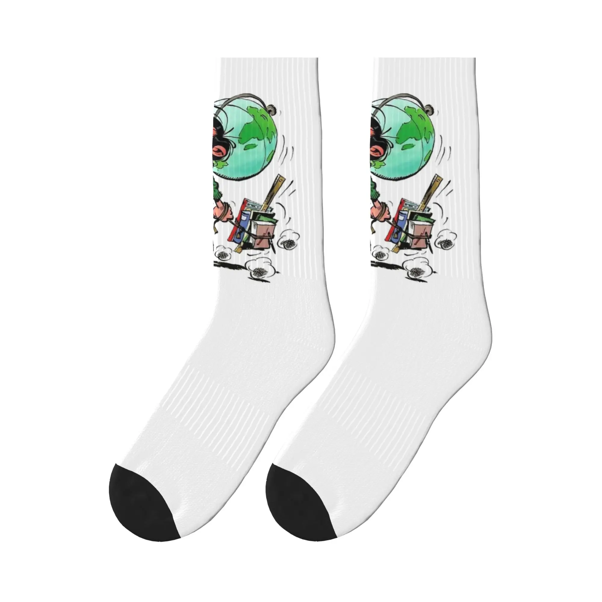 

Спортивные носки Gaston Lagaffe, очень мягкие, всесезонные, для мужчин и женщин, рождественские подарки