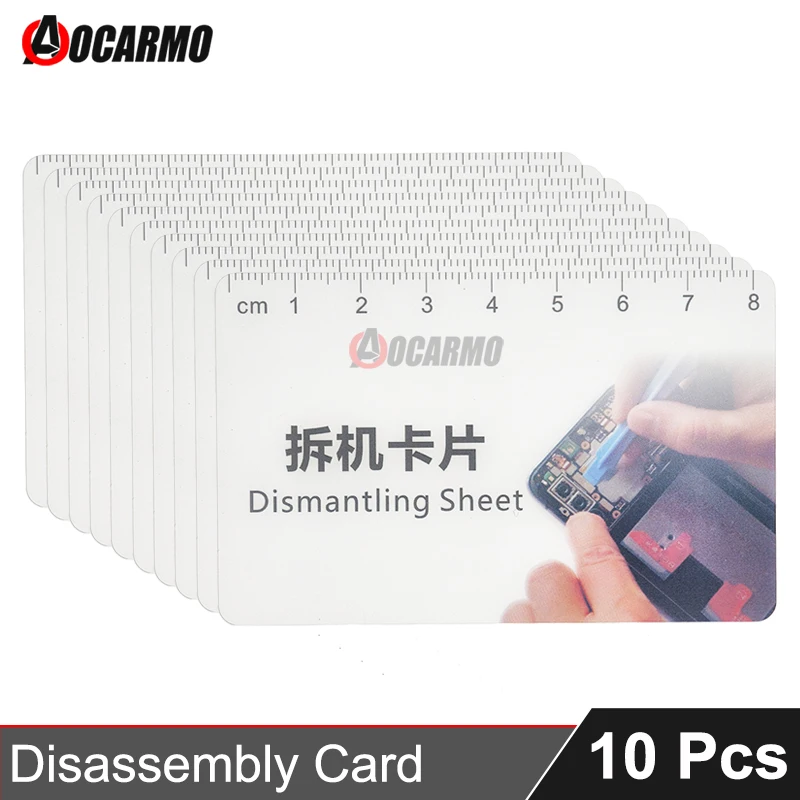 10Pcs/Lot For Mobile Phone Tablet LCD Display Screen Back Cover Opening Card Plastic Disassemble Pry Card Tools
