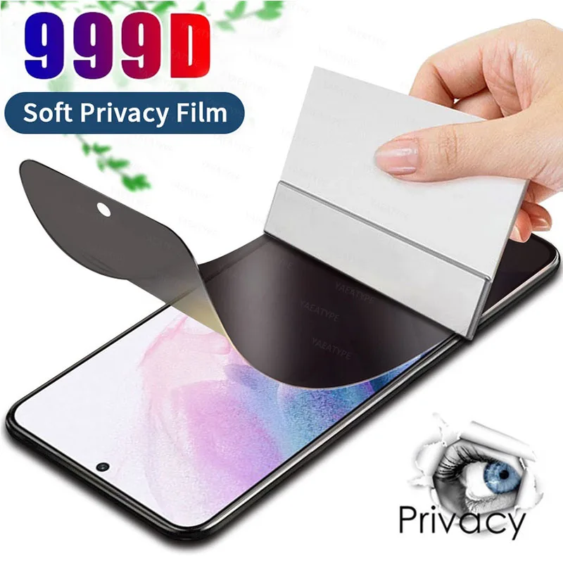 Privacy Hydrogel film for Xiaomi Poko Poxo Little M6 Pro X6 Pro C65 13t Screen Protector Guard Cover Redmi 13c Note 13