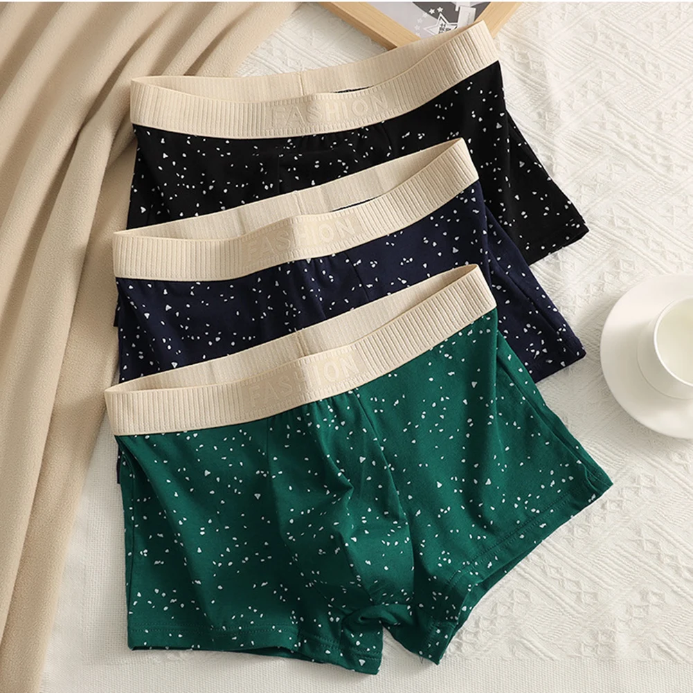 Classic Style Underwear Breathable Underwear 95 Cotton Fabric Classic Theme Comfortable Fit Fashionable Pattern