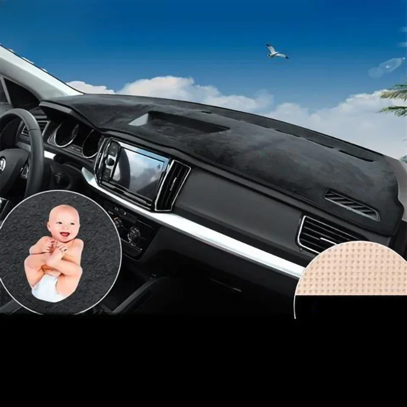 

Flannel Dash Cover Pad For Skoda Kamiq Gt 2018-2023 Anti-Slip Mat Dashboard Sunshade Dashmat Protect Carpet Interior Accessories