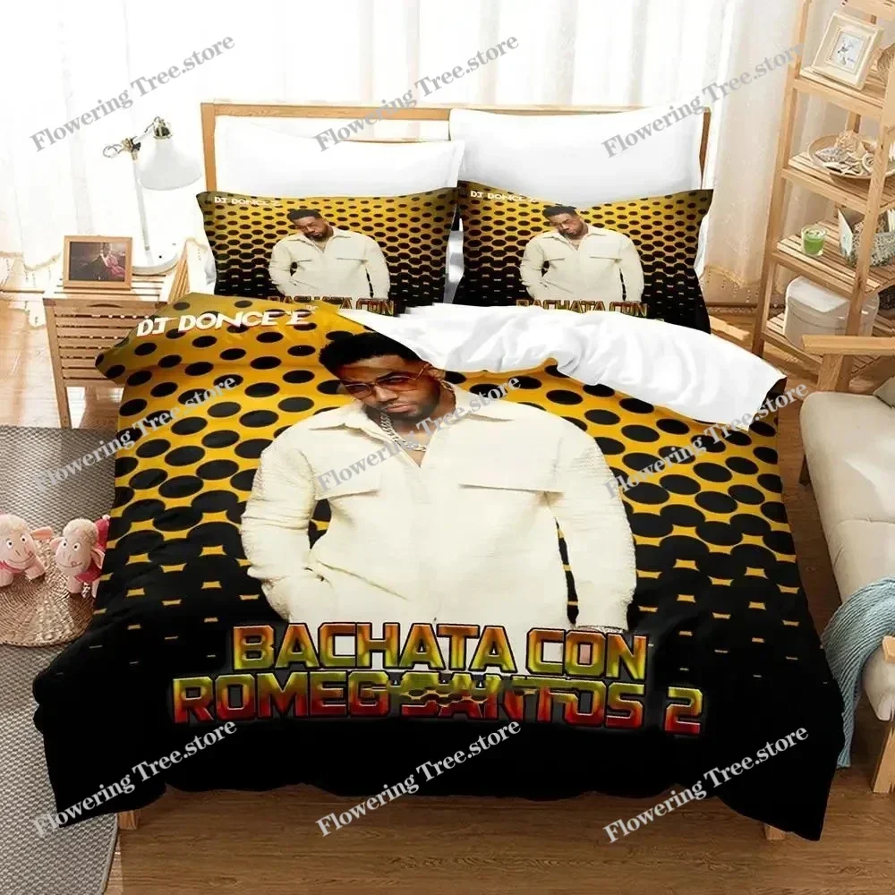 3D Print Romeo Santos Bedding Set Duvet Cover Bed Set Quilt Cover Pillowcase Comforter king Queen Size Boys Adult Bedding Set029