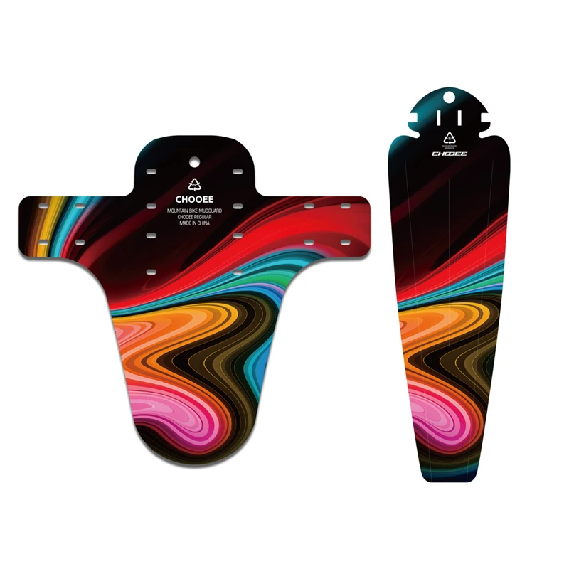 Chooee Bicycle Accessories Bike Wings For Bicycle Mudguard Fit Front+Rear Wheels Mud Guard Set Cycling Part