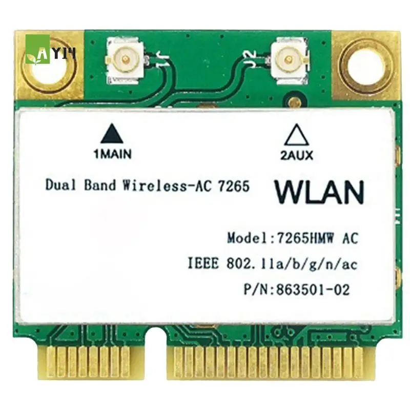 

AY14-1200M Wi-Fi беспроводной двухдиапазонный адаптер LAN 2,4G/5ГГц с Bluetooth 4.2 и гигабитным портом для Win7, Win8, Win10, Linux