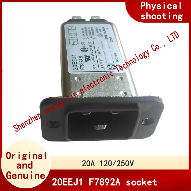 Original 0EEJ1 F7892A TE Connectivity 20A 3-bit power access filter male socket