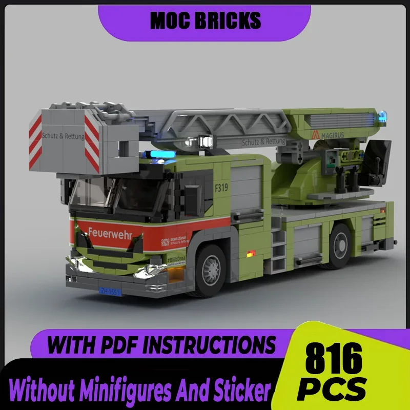 

Инженерная машина Moc, строительные блоки Scania L360 с марорусным проигрывателем, лестница, технология, кирпич, сделай сам, сборка, подарок, праздничная игрушка