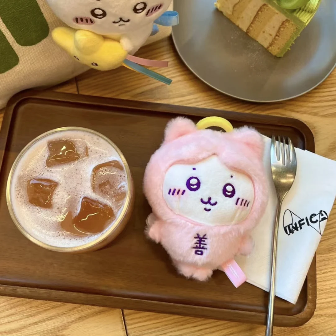 Kawaii Chiikawa Hachiware Usagi Leuke Engel en Demon Serie Goede en Kwade Pop Rugzak Sleutel Palet Jongen en Meisje Gift