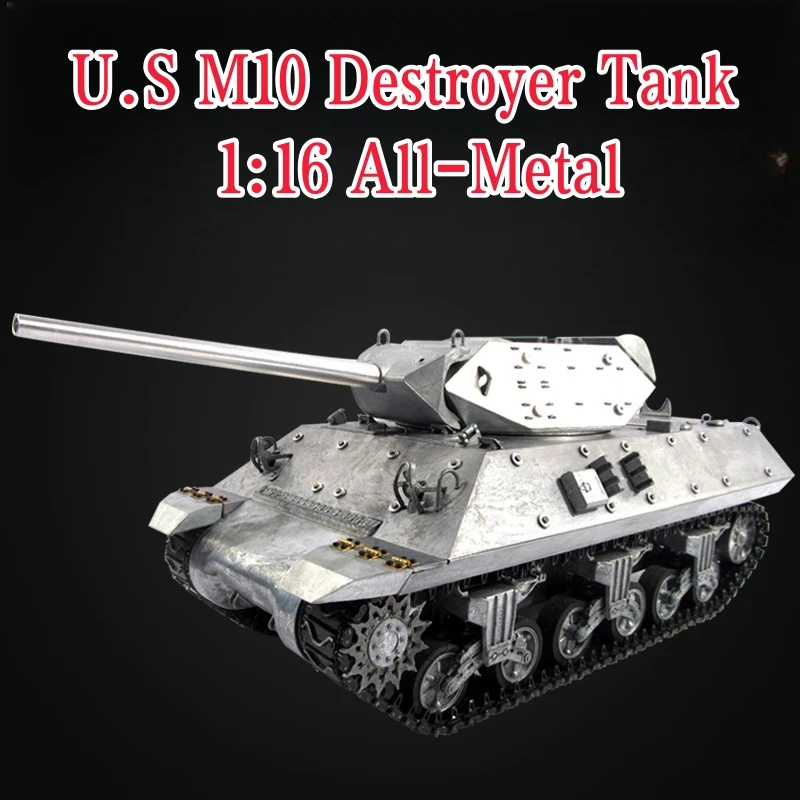 

1/16 MATO All-Metal U.S M10 Destroyer 2.4G Remote Control Tank Infrared Battle Electric Military Model Toys Gift