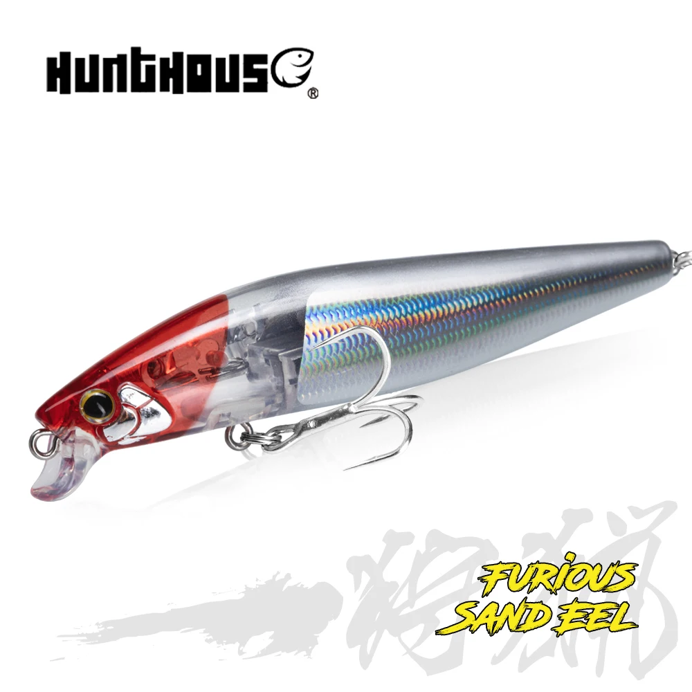 

Hunthouse Floating Minnow Fishing Lures Artificial Hard Bait Wobblers 99mm/15g Weight System Depth 0.1-0.3m Pesca Fish Tackle