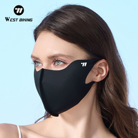 WEST BIKING Ice Silk Face Mask UPF50+ Uv Sun Protection Summer Adjustable Breathable Men Women Outdoor Cycling Sports Mask