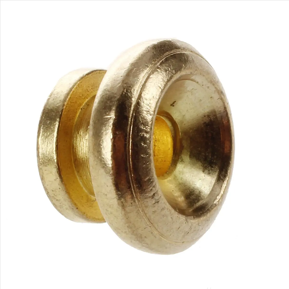 NEW 10pcs Golden Strap Button W/ Mounting Screw for Guitar Mandolin