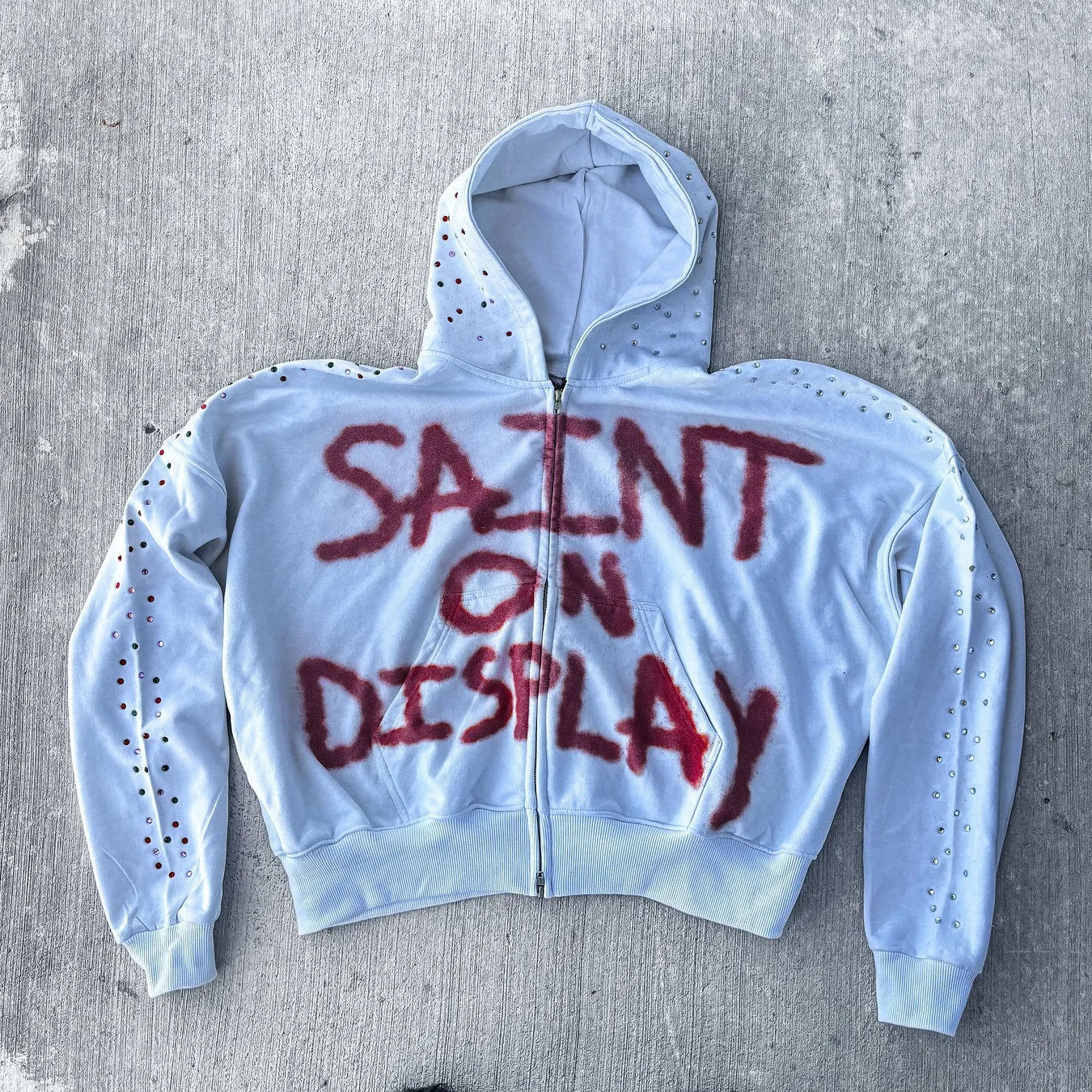 New Trend Retro Letter Printed Zipper Hoodie Men's Y2K Harajuku Hip Hop Gothic Fashion Couple Sportswear High Street Women Wear