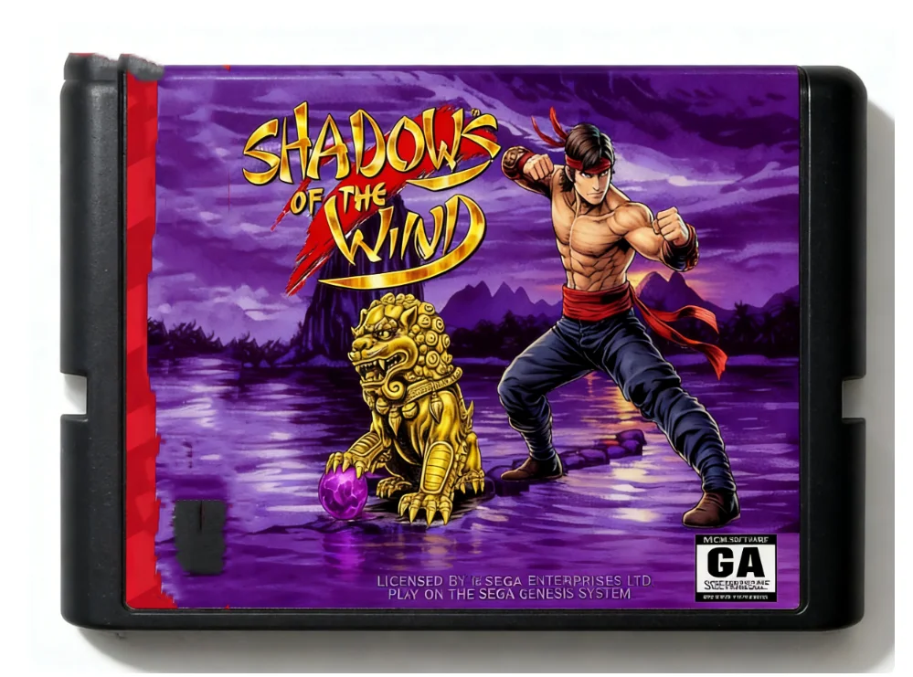 

Shadows of the Wind Treasures of China MD 16-битовая игровая карта для игровой консоли Mega Drive