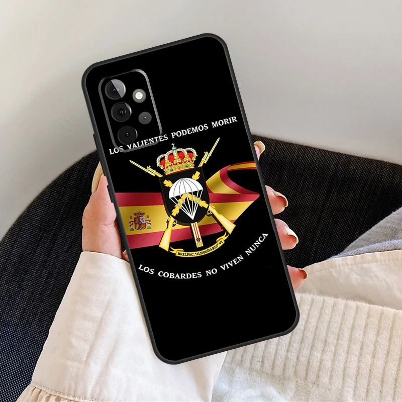Civil Guard Spanish Flag Case For Samsung Galaxy A51 A71 A52 A72 A12 A22 A32 A42 A50 A70 A21S A52S Phone Cover