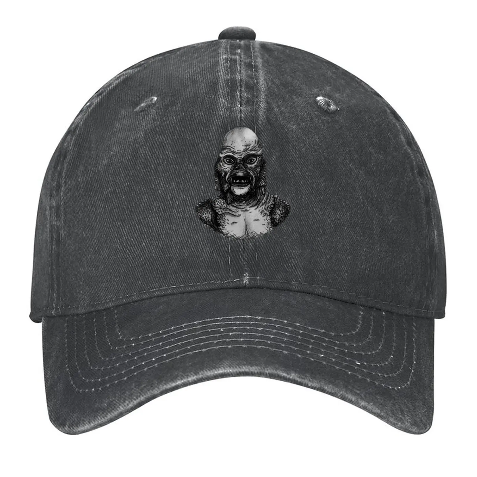 

The Creature of the Black Lagoon Baseball Cap hard hat Big Size Hat Military Tactical Cap Golf Cap Women's Golf Wear Men's