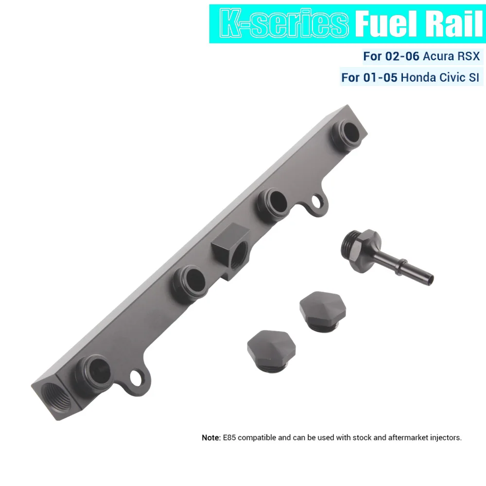 Free Shipping aluminium K Series Heavy Fuel Rail Kit High Flow Injection Fuel Rail For Honda K20 K24 Rsx Civic Si,integra Ep3