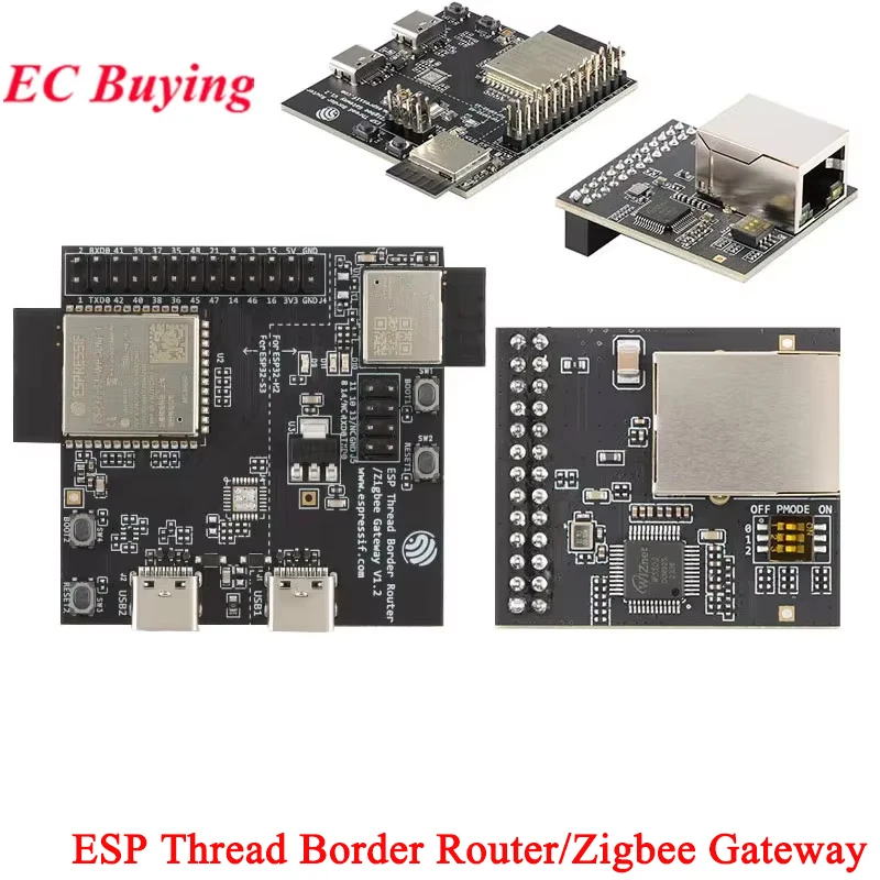 ESP Thread Border Router Zigbee Gateway Development Board Espressif Ethernet Support Matter Application Scenarios Module ESP32