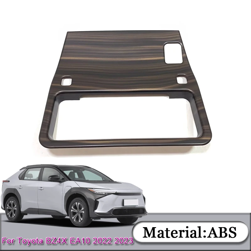 

ABS For Toyota BZ4X EA10 2022 2023 Car Interior Gear Box USB Panel Decorative Frame Sequins Cover Sticker Protection Accessories