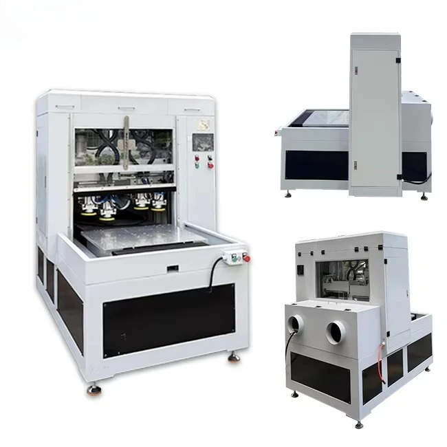 JUHUA Automatic Pneumatic Grinding Polishing Machine with Motor 5kw Power 100mm Disk Diameter Reciprocating Random Pattern