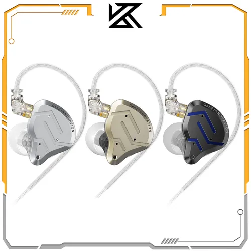 KZ ZSN Pro 2 auriculares intrauditivos de Metal unidad híbrida 1BA + 1DD auriculares de graves HIFI auriculares deportivos con cancelación de ruido para música