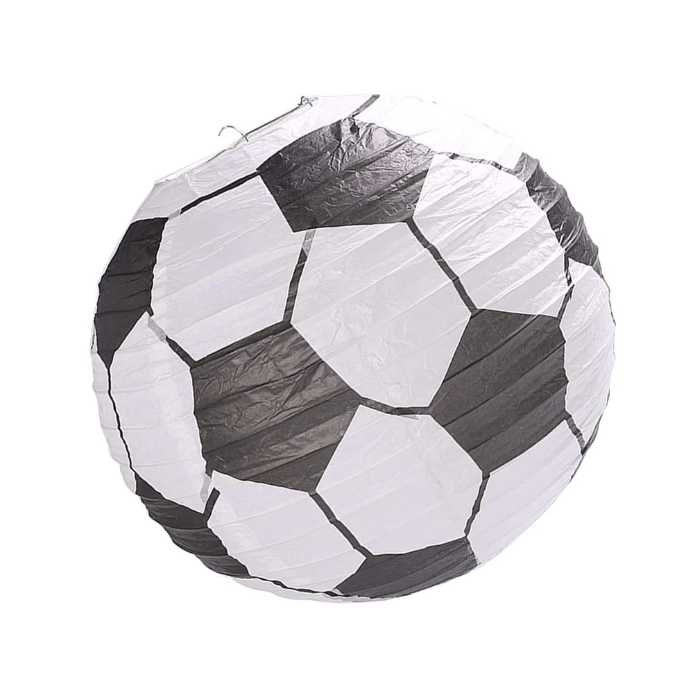 Paper Lanterns Decorative Kids Room Kindergarten Classroom Football Patterns Safe Supplies Ideal Decorations Holidays