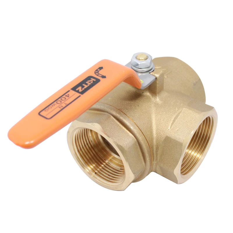 

KITZ TYPE TN 400 3-WAY FORGED BRASS BALL VALVE DN8 DN10 DN15 DN20 DN25 SCREWED ENDS FOR WATER OIL GAS IN STOCK