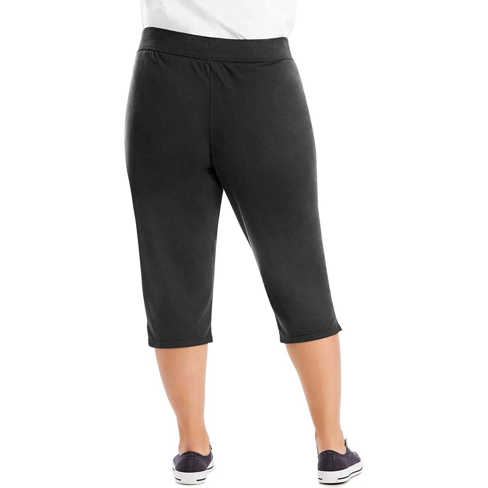 Spodnie damskie Plus Size Stretch przyciฤte spodnie do jogi spodnie dresowe damskie francuska baweลna spodnie rybackie