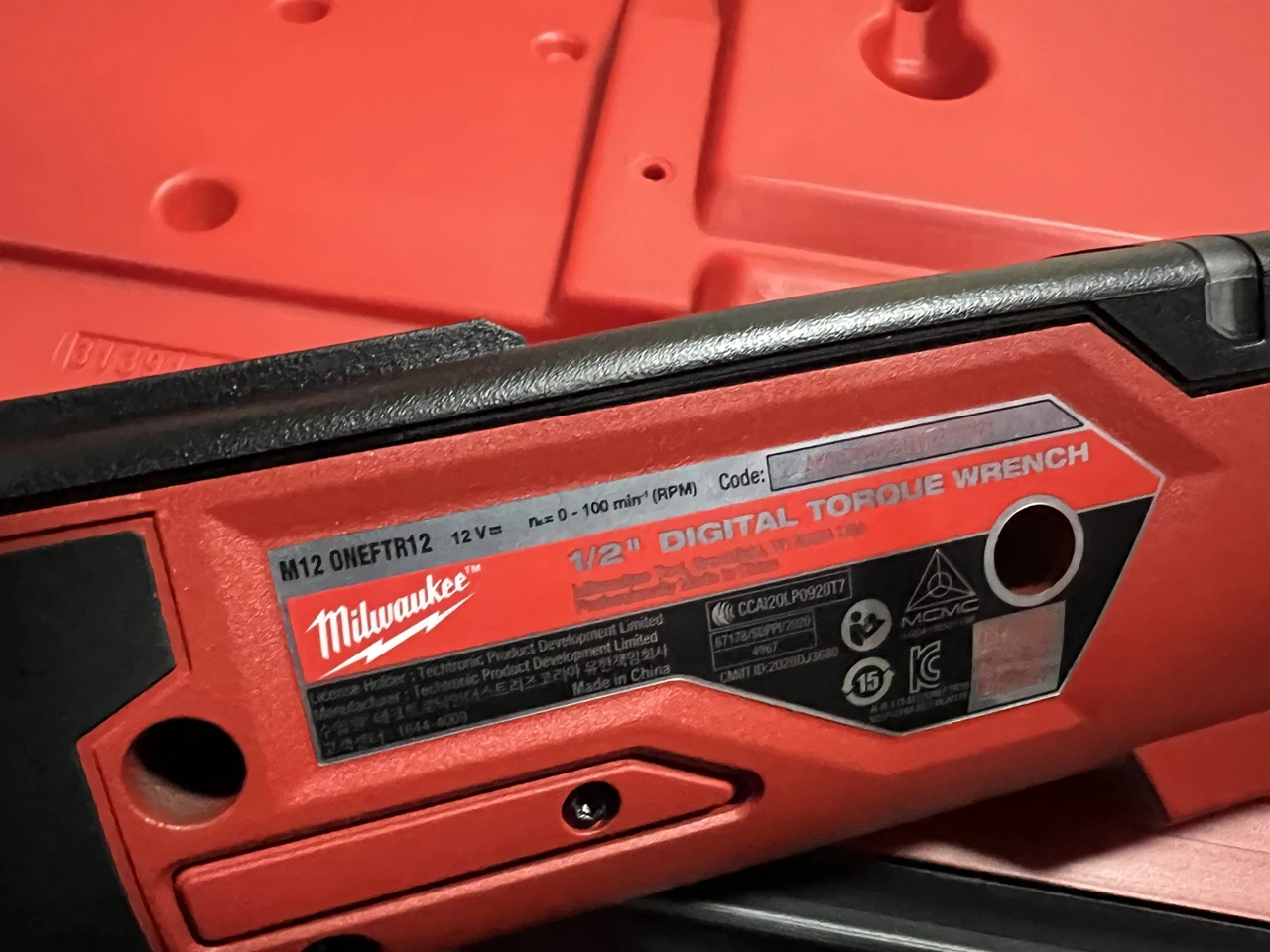 Milwaukee M12  2465-20/ONEFTR12-0C Cordless 1/2″ Digital Torque Wrench Body ⭐Tracking⭐