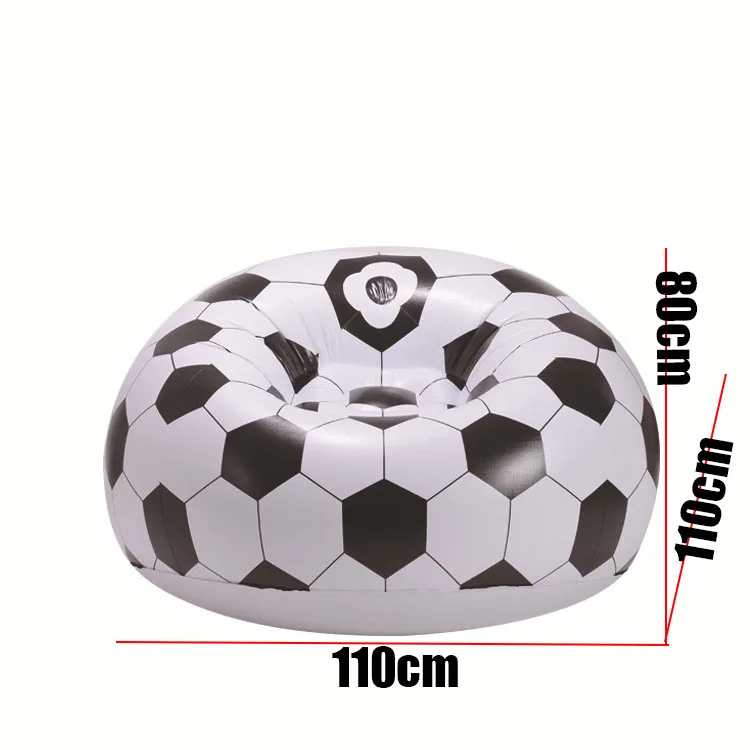 

New Design Kids Furniture Inflatable Sofa Chair PVC Custom Football Basketball Style Inflatable Kids Chair Camping Chair