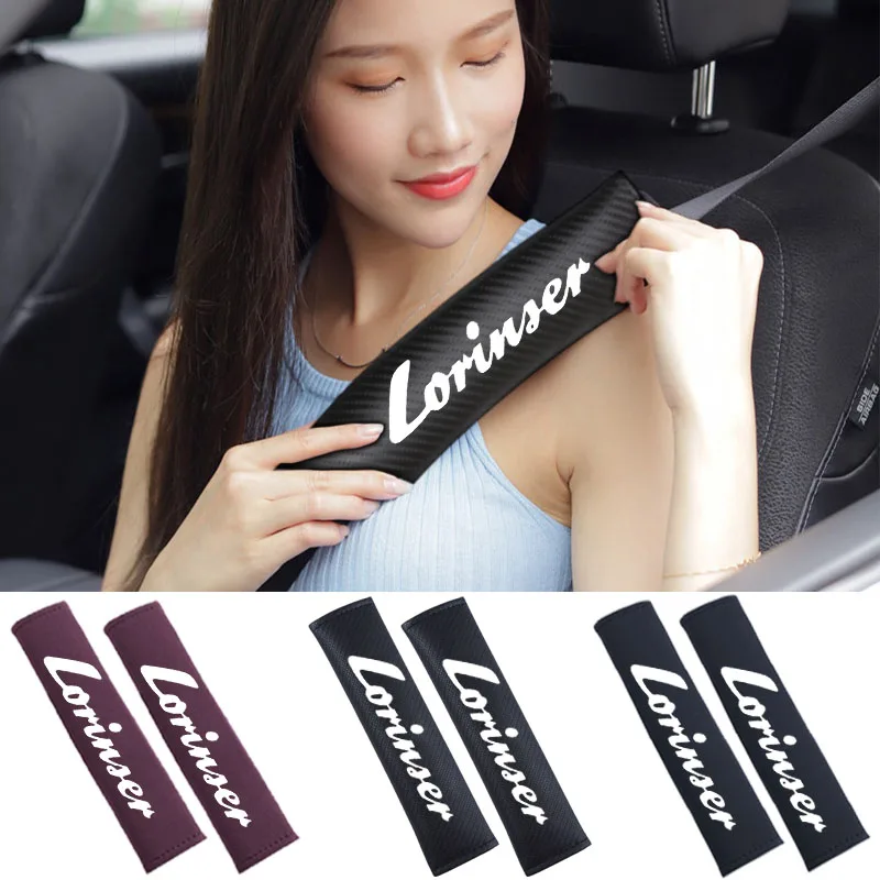 Car Safety Belt Cover Shoulder Pad for Lorinser Mercedes Benz LS560MX LX MAYBAC MS500L VS MS500 GS LS500 W203 Car Accessories