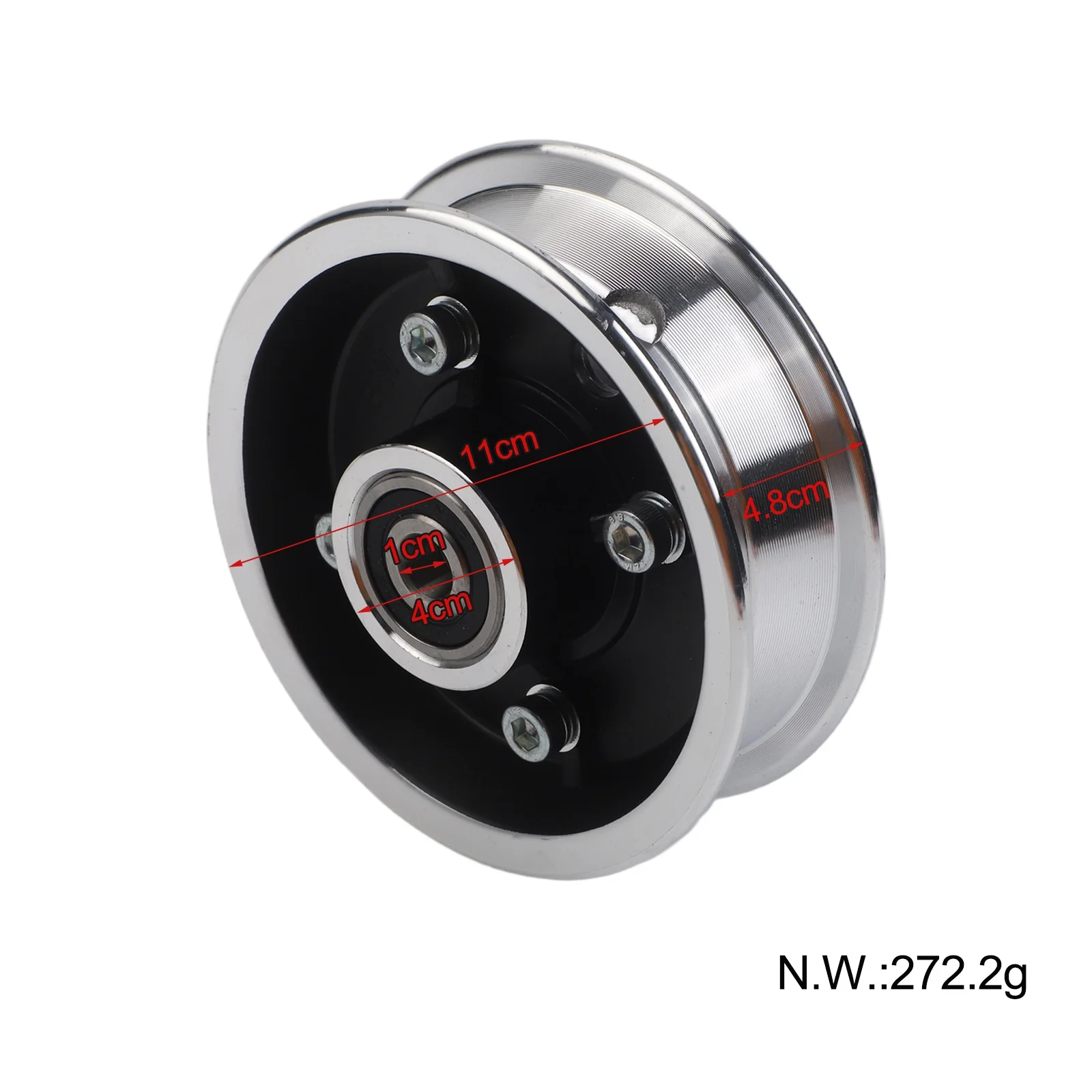 

Front wheel half hub steel rim 200x50 size for 8 inch electric scooter designed for reliable riding and repair
