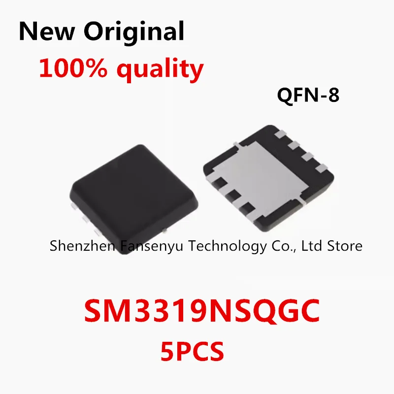 

(5piece)100% New 3319 SM3319 SM3319NSQGC SM3319NSQAC QFN-8 Chipset