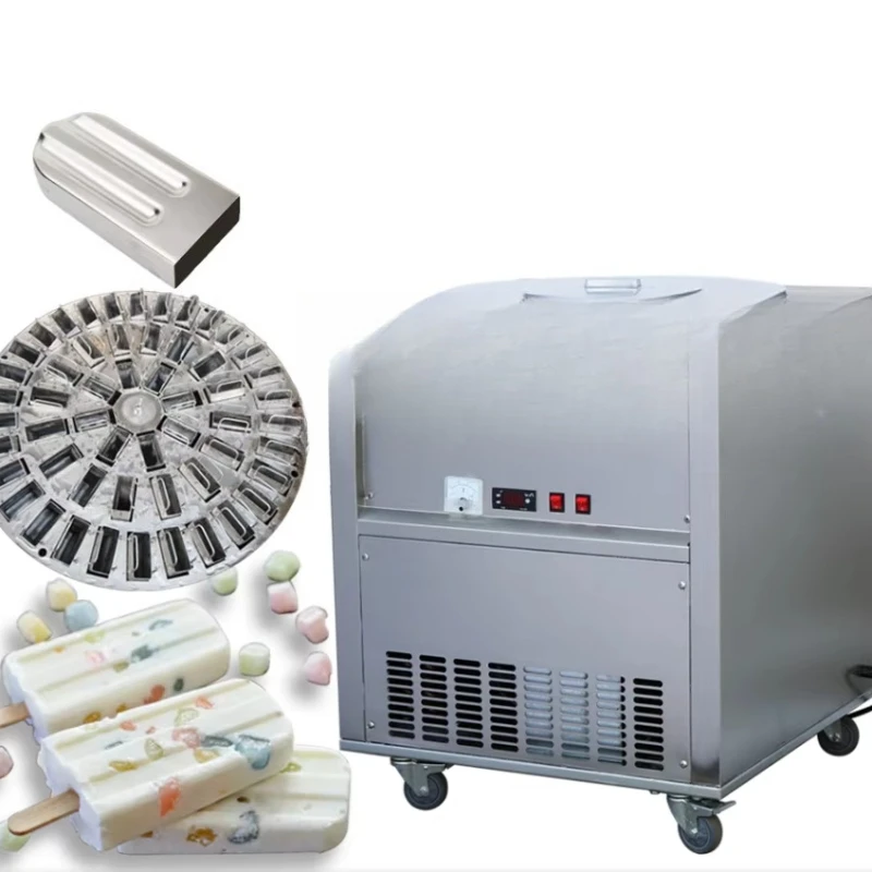

Handmade rotating automatic ice popsicle manufacturing