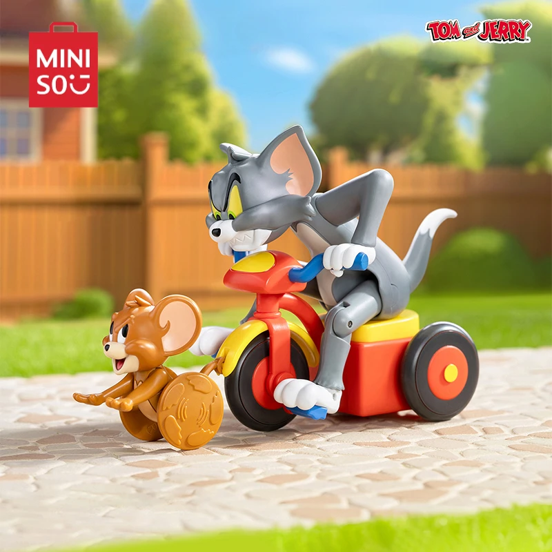 Miniso TOM&JERRY Unlucky TOM Series Blind Box Trendy Creative Desktop Ornaments Figures Children's Toy Model Christmas Gift