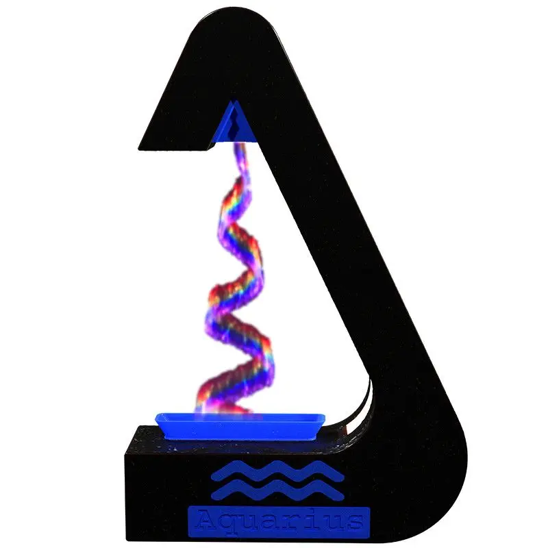 Aquarius Anti-Gravity Water Dance Art Installation Water Flow Lamp Creative Aromatherapy Decorative Table Top Gift
