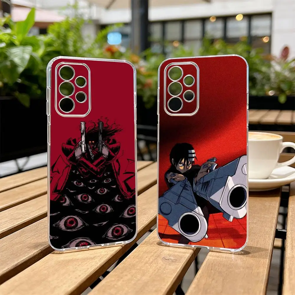 A-Alucard H-Hellsing Anime   Phone Case Transparent Silicone Soft For Samsung S25,S24,S21,S22,S23,S30,Ultra,S20,Plus,Fe