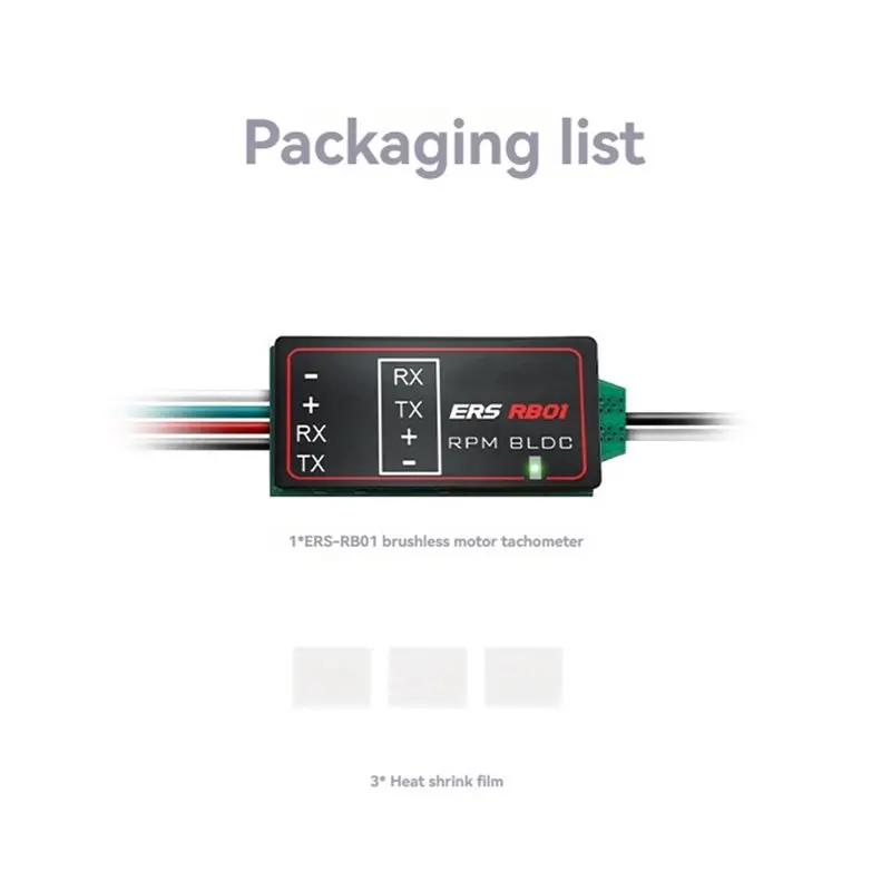 A33T-Tachometer ERS-RB01 Brushless Motor Real-Time Speed Data Display For Expresslrs PWM Receiver View