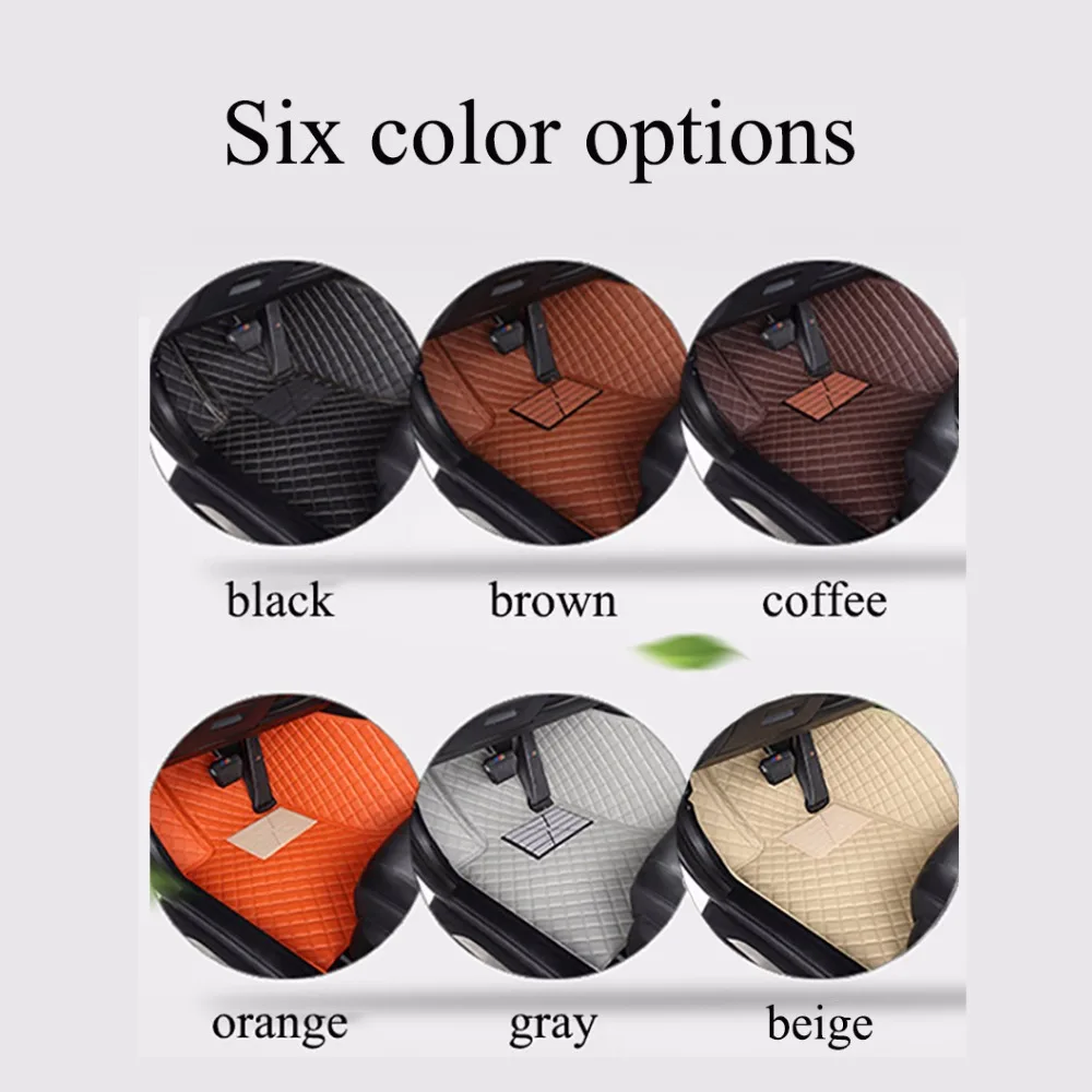 Factory Supply Luxury All-Weather Car Floor Mats for 5 Series G30 2017-2023 3D 5D 7D 9D Made of Premium Leather 6
