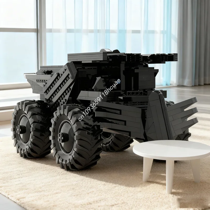 

1242 детали MOC: Грузовик-самосвал Super Heroes DCD, конструктор, креативная игрушка для сборки, развивающая игрушка, рождественский подарок для детей