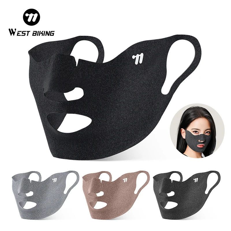

﻿ WEST BIKING Winter Motorcycle Mask Windproof Thin Section Hanging Ear Type Sports Gear Outdoor Hiking Cycling Headgear