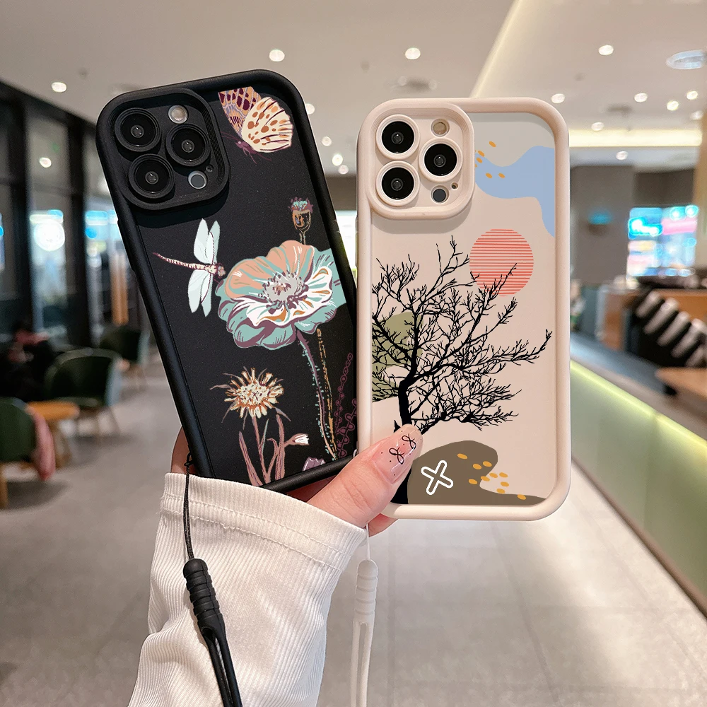 Чехол-накладка с ремешком на руку для OPPO Reno 2 3 4 5 6 7 7Z 8 8T 10 Pro Plus 4G
