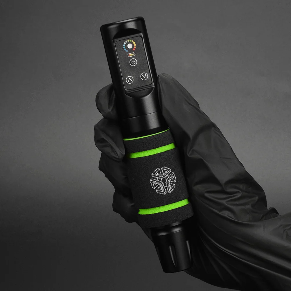 10 قطعة غطاء مقبض الوشم مادة الإسفنج المرنة المضادة للانزلاق العرق ماصة وقت طويل استخدام الوشم لوازم الغطاء الواقي