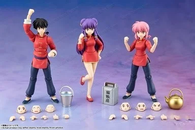 

Original BANDAI S.H.Figuarts Saotome Ranma Shampoo Action Figures Toy Collection PVC Models Anime Ranma Nibun-no-Ichi Statuette