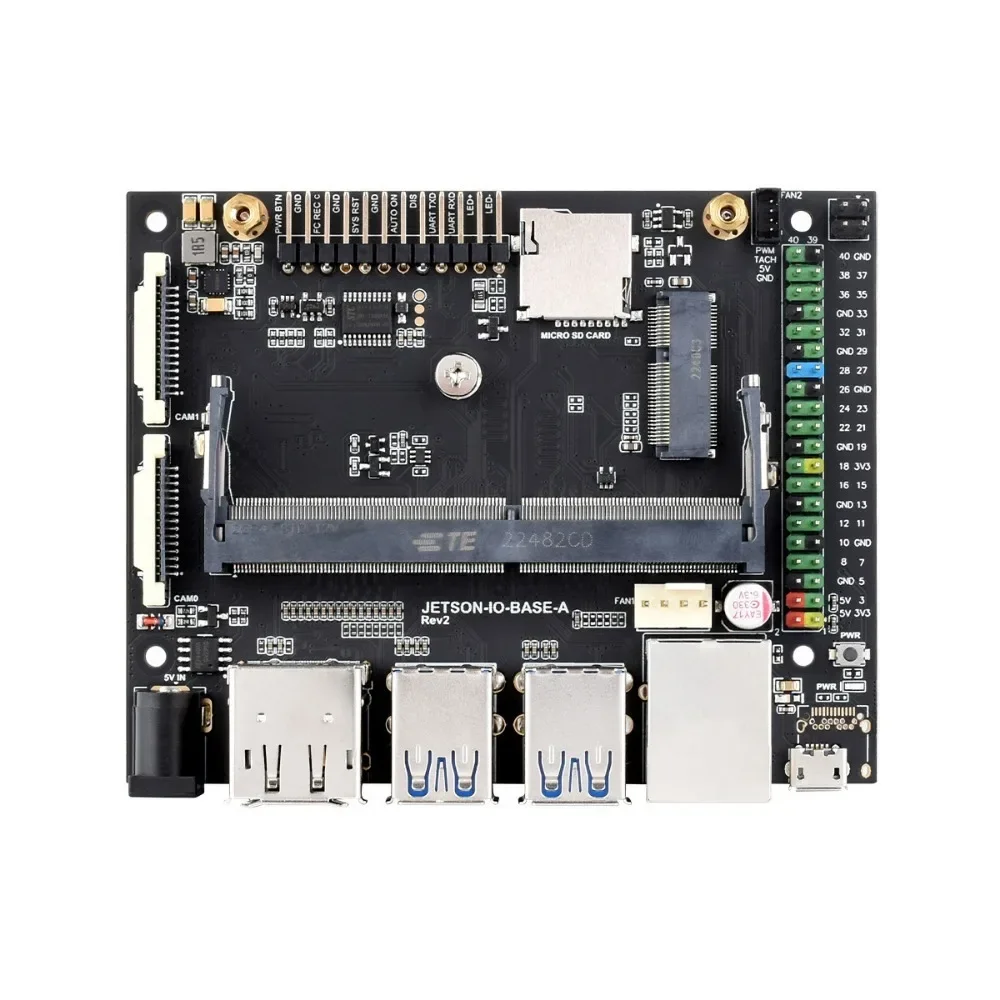 AI Development Board Compatible with Jetson Nano Developer Kit(B01)for Binocular Parallax Ranging/Face Recognition/Recording VR
