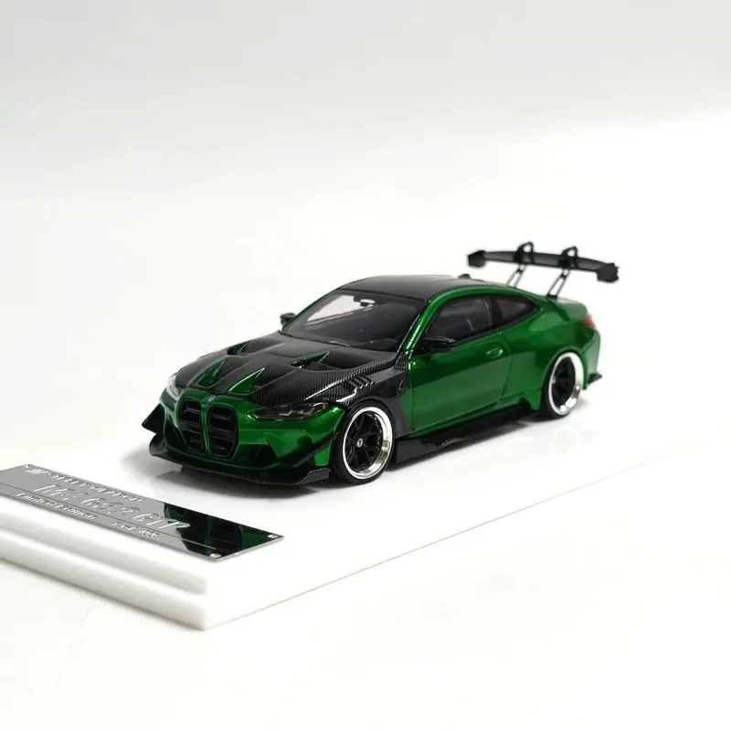 SW Diecast 1/64 Scale BMW Alloy Car Model BMW G82 M4 GTR Play Vehicles Toys Original Box Collection Display view 4