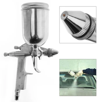 Pneumatic paint spray gun for home painting 0.5mm nozzle aluminum alloy air spray paint gun for automobile wood wall repair