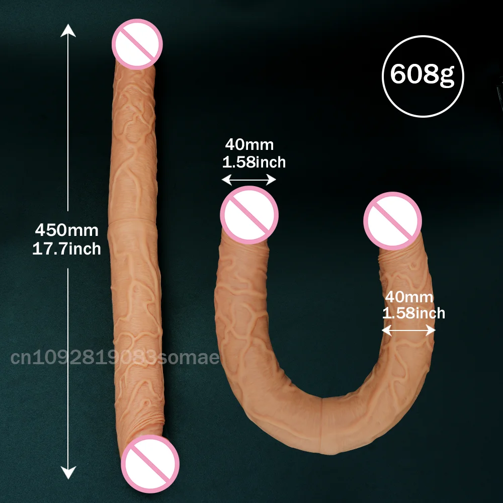 Realistischer Flexibler Doppelseitiger Dildo Für Analspiel_voghion.com